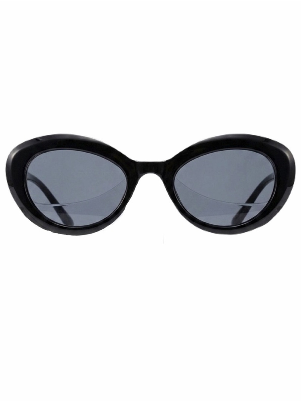 New Womans Street Photography Black Grey UVA UVB Small Frame Classic Sunglasses